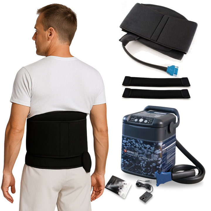 Breg® Polar Care Wave & One (1) Cold Compression Back Pad - 100577-C00020 Breg® Polar Care Wave & One (1) Cold Compression Back Pad - Default Title by Supply Physical Therapy Back, Breg, Cold Therapy Units, Polar Care Wave
