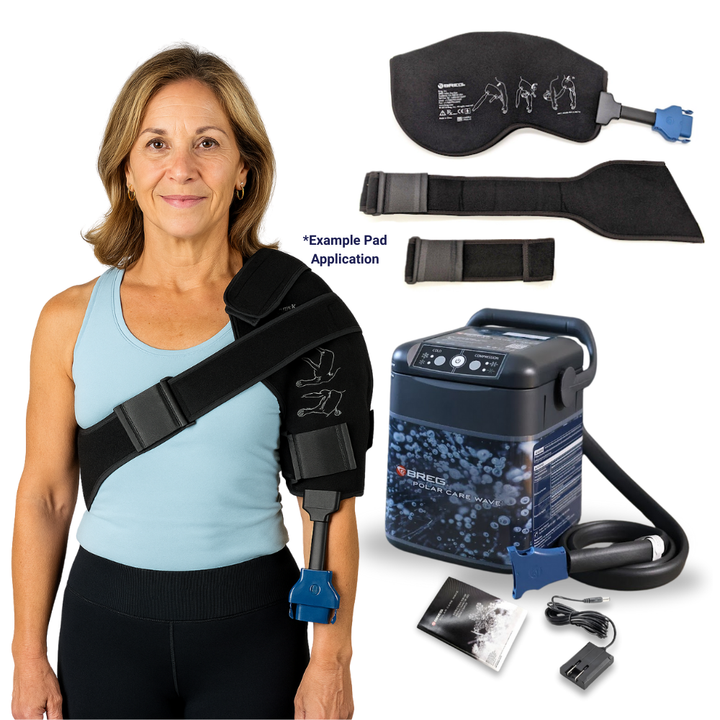Breg® Polar Care Wave & One (1) Cold Compression Shoulder Pad - 100577-C00004-000 Breg® Polar Care Wave & One (1) Cold Compression Shoulder Pad - Default Title by Supply Physical Therapy Breg, Cold Therapy Units, Polar Care Wave, Shoulder