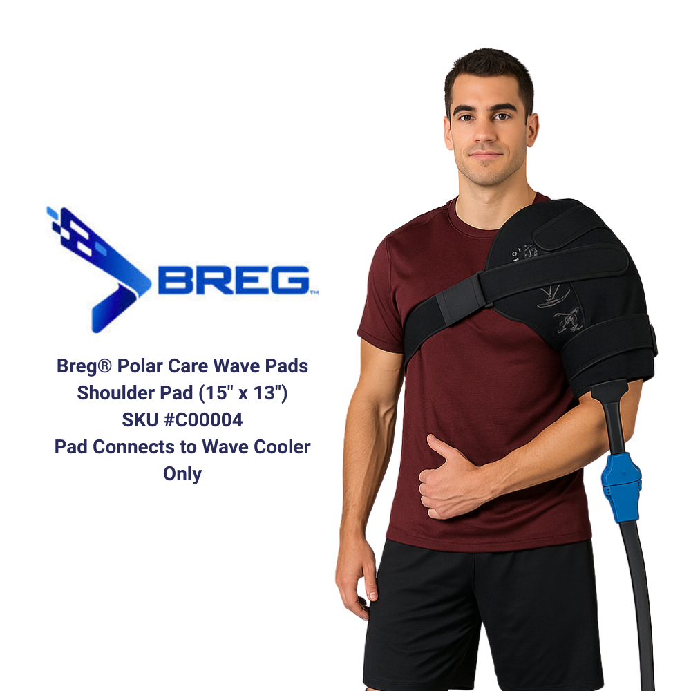 Breg® Polar Care Wave & One (1) Cold Compression Shoulder Pad - 100577-C00004-000 Breg® Polar Care Wave & One (1) Cold Compression Shoulder Pad - Default Title by Supply Physical Therapy Breg, Cold Therapy Units, Polar Care Wave, Shoulder