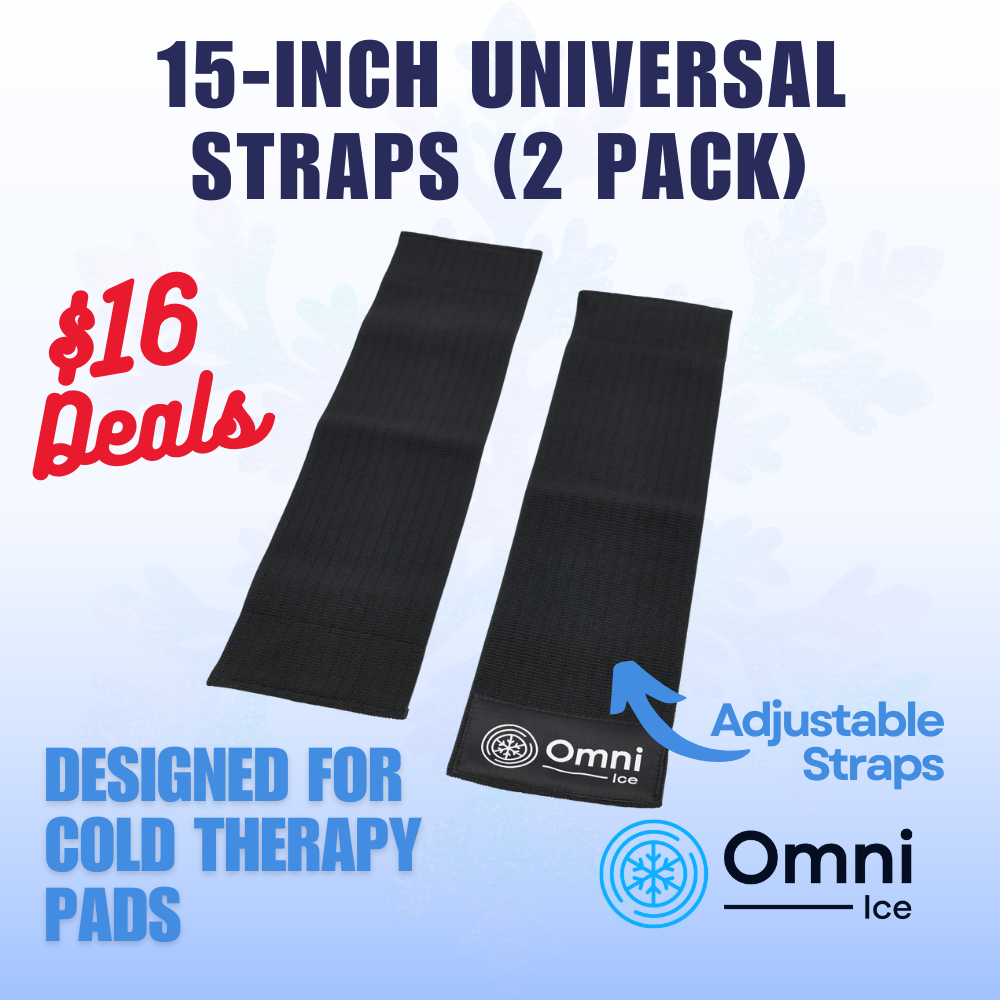 $16 Deals - 15-Inch Universal Cold Therapy Velcro Straps (2 Pack) by Omni Ice™ - 15UNIVERSALSTRAPS $16 Deals - 15-Inch Universal Cold Therapy Velcro Straps (2 Pack) by Omni Ice™ - Default Title by Supply Physical Therapy Deals