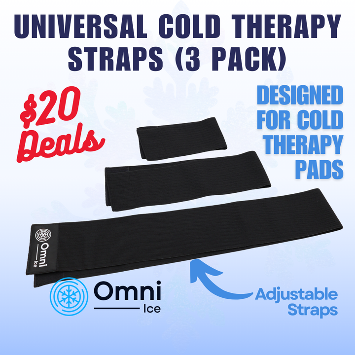 $20 Deals - Universal Cold Therapy Velcro Straps (3 Pack) by Omni Ice™ - Universal-Velcro-Straps-3pk $20 Deals - Universal Cold Therapy Velcro Straps (3 Pack) by Omni Ice™ - Black by Supply Physical Therapy Deals