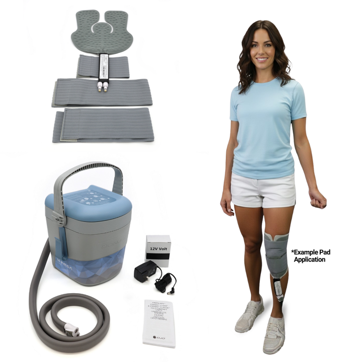 DonJoy® Iceman Classic3 w/ Universal Wrap-On Pad - 11-0494/11-0679-9-00000 DonJoy® Iceman Classic3 w/ Universal Wrap-On Pad - Classic3 & One (1) Wrap-On Universal Pad by Supply Physical Therapy Classic3, Cold Therapy Units, Combos, DonJoy, Universal, Universal Pads