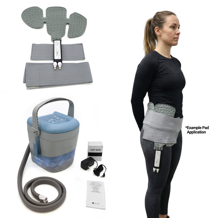 DonJoy® Iceman Classic3 w/ Wrap-On Pads - 11-0494/11-9111 DonJoy® Iceman Classic3 w/ Wrap-On Pads - Classic3 & One (1) Right Hip Wrap-on Pad by Supply Physical Therapy Ankle, Classic3, Cold Therapy Units, Combos, DonJoy, Knee