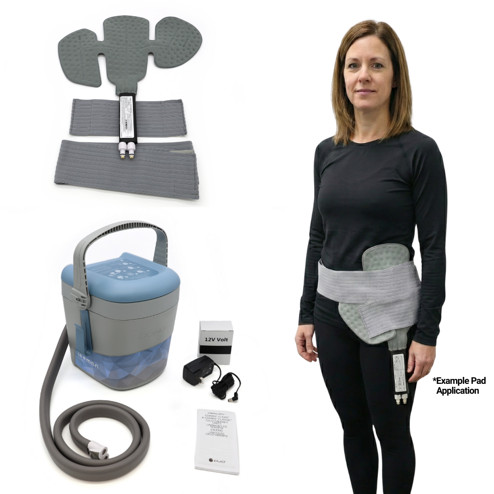 DonJoy® Iceman Classic3 w/ Wrap-On Pads - 11-0494/11-9112 DonJoy® Iceman Classic3 w/ Wrap-On Pads - Classic3 & One (1) Left Hip Wrap-On Pad by Supply Physical Therapy Ankle, Classic3, Cold Therapy Units, Combos, DonJoy, Knee