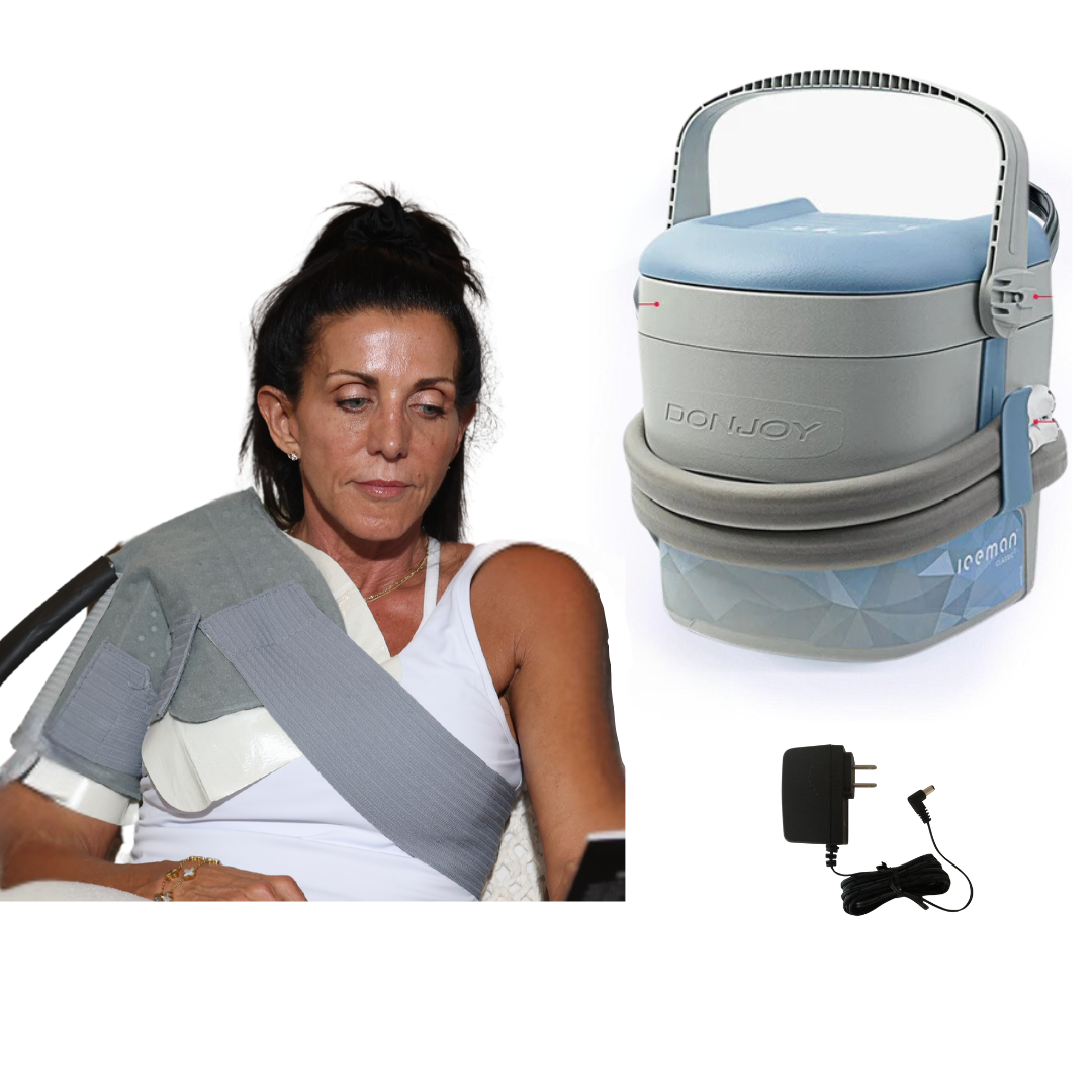DonJoy® Iceman Classic3 w/ Wrap-On Pads - 11-0494 DonJoy® Iceman Classic3 w/ Wrap-On Pads - Classic3 Cooler Only - No Pad by Supply Physical Therapy Ankle, Classic3, Cold Therapy Units, Combos, DonJoy, Knee