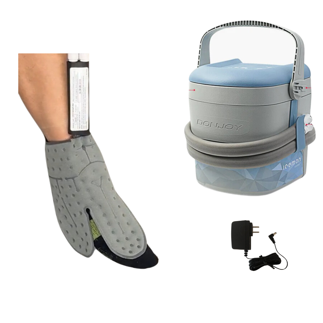 DonJoy® Iceman Classic3 w/ Wrap-On Pads - 11-0494 DonJoy® Iceman Classic3 w/ Wrap-On Pads - Classic3 Cooler Only - No Pad by Supply Physical Therapy Ankle, Classic3, Cold Therapy Units, Combos, DonJoy, Knee