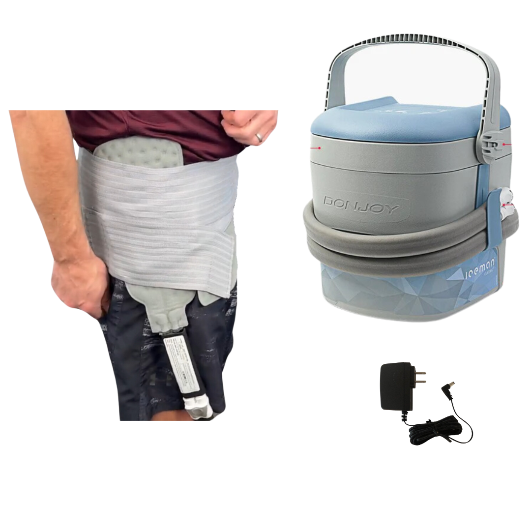 DonJoy® Iceman Classic3 w/ Wrap-On Pads - 11-0494 DonJoy® Iceman Classic3 w/ Wrap-On Pads - Classic3 (Cooler Only, No Pad) by Supply Physical Therapy Ankle,Classic3,Cold Therapy Units,Combos,DonJoy,Knee