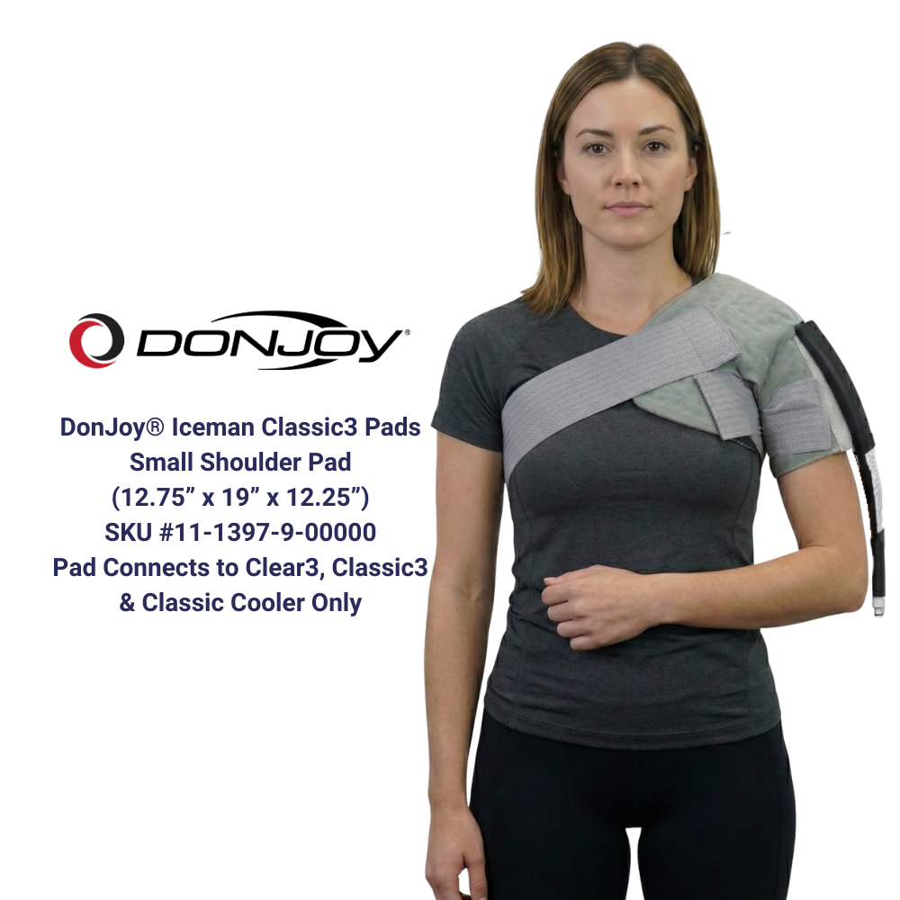 DonJoy® Iceman Classic3 w/ Wrap-On Shoulder Pads - 11-0494/11-1397-9 DonJoy® Iceman Classic3 w/ Wrap-On Shoulder Pads - Classic3 & One (1) Wrap-On Pad Small Shoulder by Supply Physical Therapy Classic3, Cold Therapy Units, DonJoy, Shoulder