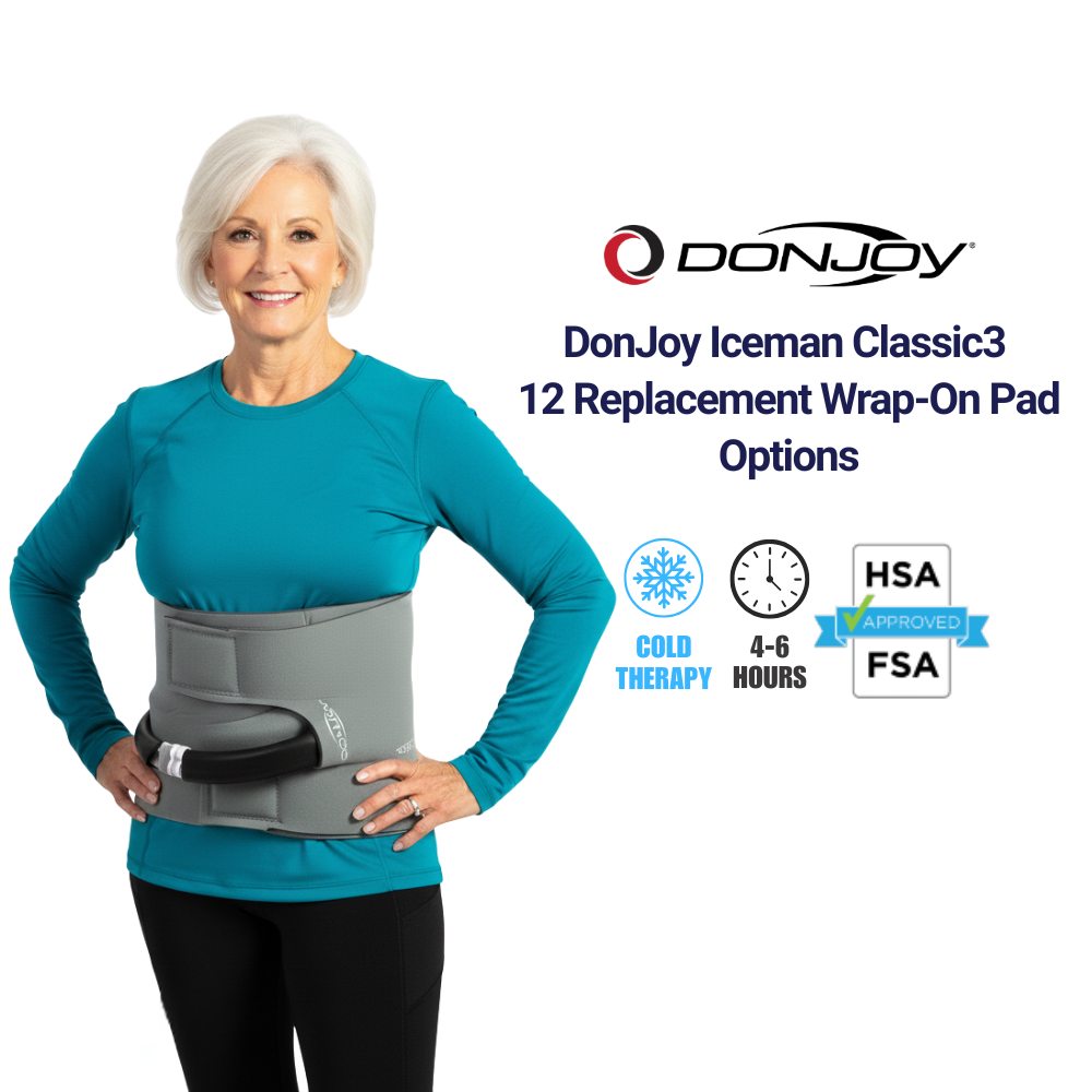 Donjoy® IceMan Classic3 Wrap-On Replacement Pads - 11-0679-9-00000 Donjoy® IceMan Classic3 Wrap-On Replacement Pads - Universal Pad - Regular by Supply Physical Therapy Accessories, Ankle, Back, Best Seller, Classic3, Cold Therapy Units, DJMain, DonJoy, Elbow, Hand and Wrist, Hip, Knee, Wraps