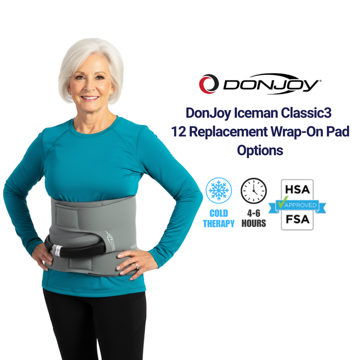 Donjoy® IceMan Classic3 Wrap-On Replacement Pads - 11-0679-9-00000 Donjoy® IceMan Classic3 Wrap-On Replacement Pads - Universal Pad - Regular by Supply Physical Therapy Accessories, Ankle, Back, Best Seller, Classic3, Cold Therapy Units, DJMain, DonJoy, Elbow, Hand and Wrist, Hip, Knee, Wraps