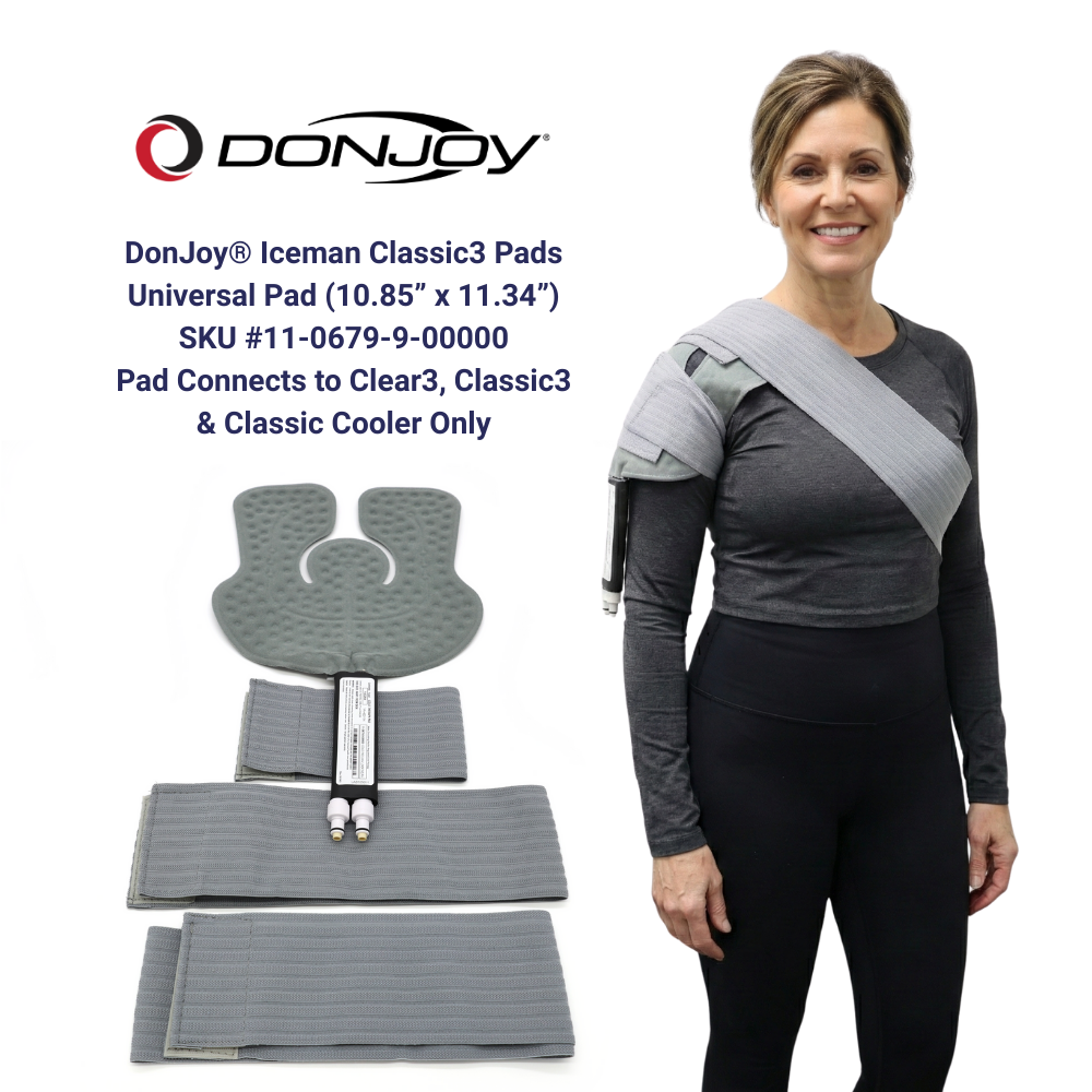 Donjoy® IceMan Classic3 Wrap-On Replacement Pads - 11-0679-9-00000 Donjoy® IceMan Classic3 Wrap-On Replacement Pads - Universal Pad - Regular by Supply Physical Therapy Accessories, Ankle, Back, Best Seller, Classic3, Cold Therapy Units, DJMain, DonJoy, Elbow, Hand and Wrist, Hip, Knee, Wraps