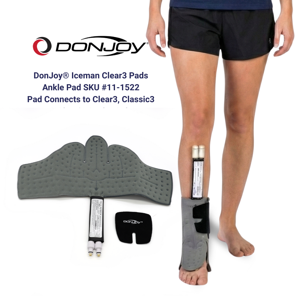 Donjoy® IceMan Clear3 Replacement Wrap-On Pads - 11-1522 Donjoy® IceMan Clear3 Replacement Wrap-On Pads - Ankle Pad by Supply Physical Therapy Accessories, Best Seller, Clear3, DonJoy, Replacement Wraps, Wraps