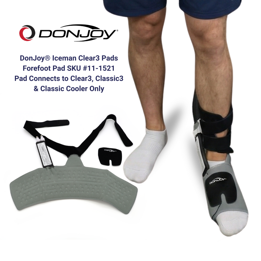 Donjoy® IceMan Clear3 Replacement Wrap-On Pads - 11-1521 Donjoy® IceMan Clear3 Replacement Wrap-On Pads - Forefoot Pad by Supply Physical Therapy Accessories, Best Seller, Clear3, DonJoy, Replacement Wraps, Wraps