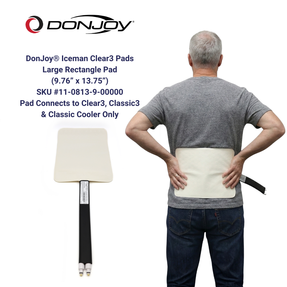 Donjoy® IceMan Clear3 Replacement Wrap-On Pads - 11-0813-900000 Donjoy® IceMan Clear3 Replacement Wrap-On Pads - Rectangular Pad by Supply Physical Therapy Accessories, Best Seller, Clear3, DonJoy, Replacement Wraps, Wraps