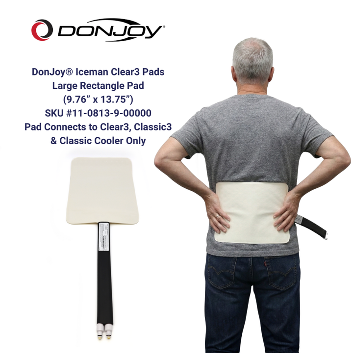 Donjoy® IceMan Clear3 Replacement Wrap-On Pads - 11-0813-900000 Donjoy® IceMan Clear3 Replacement Wrap-On Pads - Rectangular Pad by Supply Physical Therapy Accessories, Best Seller, Clear3, DonJoy, Replacement Wraps, Wraps