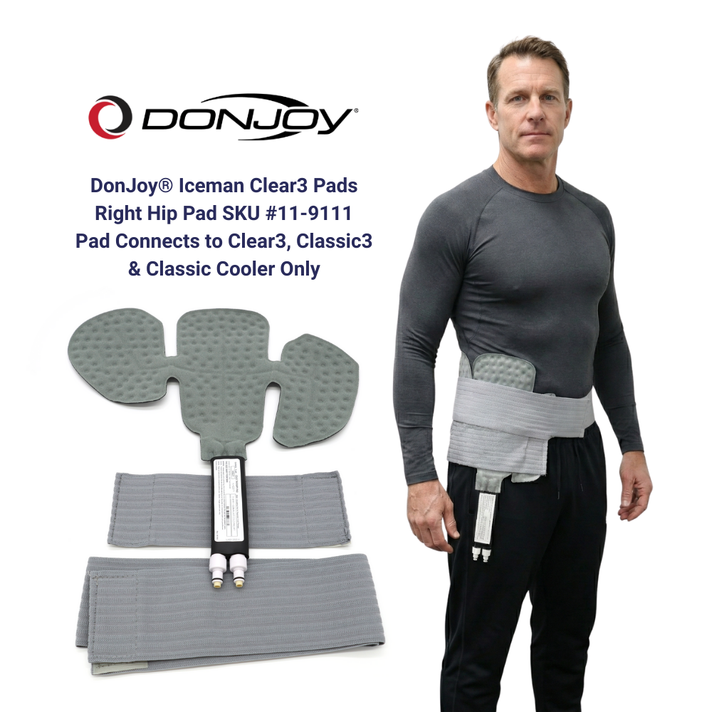 Donjoy® IceMan Clear3 Replacement Wrap-On Pads - 11-9111 Donjoy® IceMan Clear3 Replacement Wrap-On Pads - Hip Right Pad by Supply Physical Therapy Accessories, Best Seller, Clear3, DonJoy, Replacement Wraps, Wraps