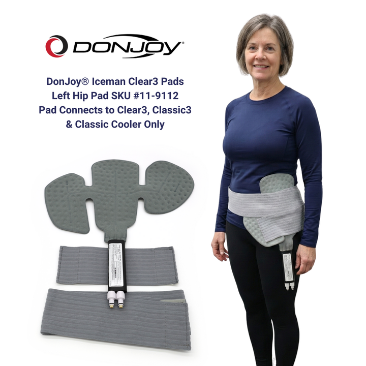 Donjoy® IceMan Clear3 Replacement Wrap-On Pads - 11-9112 Donjoy® IceMan Clear3 Replacement Wrap-On Pads - Hip Left Pad by Supply Physical Therapy Accessories, Best Seller, Clear3, DonJoy, Replacement Wraps, Wraps