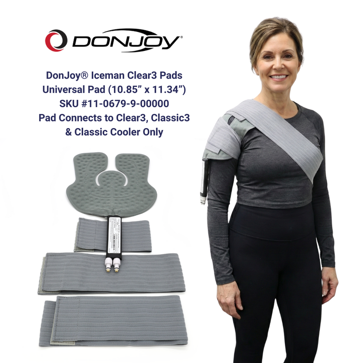 Donjoy® IceMan Clear3 Replacement Wrap-On Pads - 11-0679-9-00000 Donjoy® IceMan Clear3 Replacement Wrap-On Pads - Universal Reg Pad by Supply Physical Therapy Accessories, Best Seller, Clear3, DonJoy, Replacement Wraps, Wraps