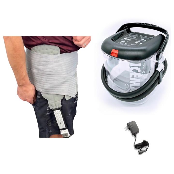 DonJoy® IceMan Clear3 w/ Wrap-On Pads - 11-0493/11-0679-9 DonJoy® IceMan Clear3 w/ Wrap-On Pads - Clear3 Cooler & One (1) Universal Pad - Regular by Supply Physical Therapy Ankle, Best Seller, Clear3, Cold Therapy Units, DonJoy, Elbow, Hip, Knee, Shoulder, Thigh, Wrist