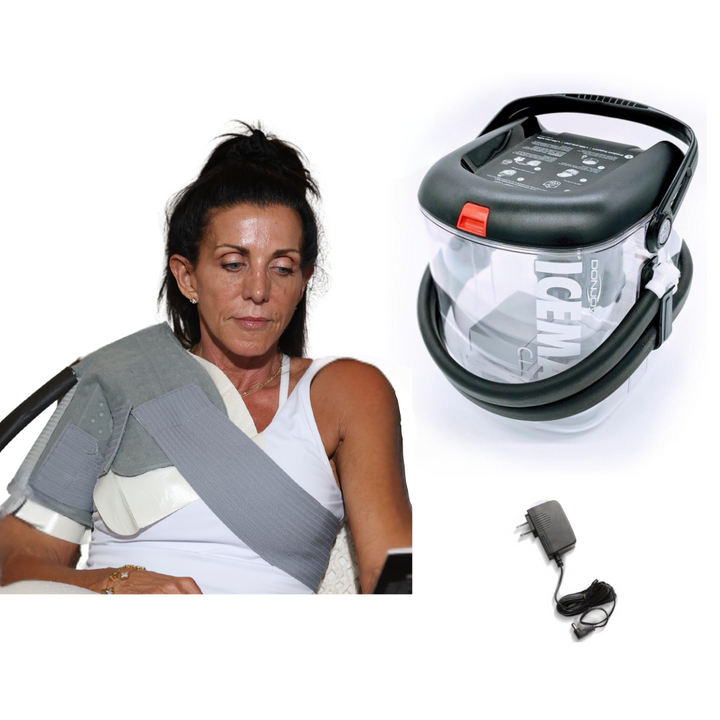 DonJoy® IceMan Clear3 w/ Wrap-On Pads - 11-0493/11-0679-9 DonJoy® IceMan Clear3 w/ Wrap-On Pads - Clear3 Cooler & One (1) Universal Pad - Regular by Supply Physical Therapy Ankle, Best Seller, Clear3, Cold Therapy Units, DonJoy, Elbow, Hip, Knee, Shoulder, Thigh, Wrist