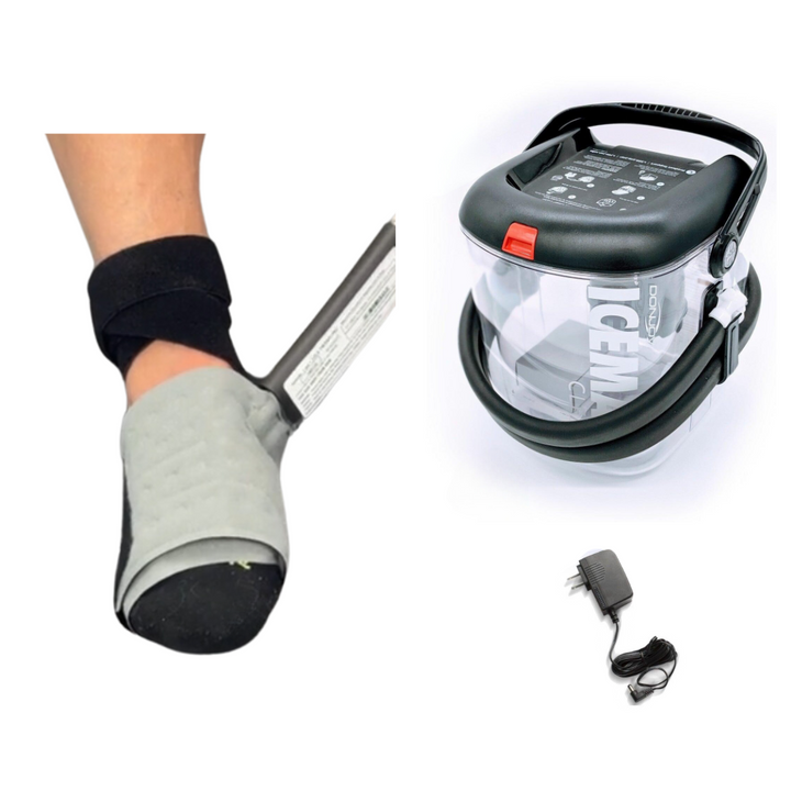DonJoy® IceMan Clear3 w/ Wrap-On Pads - 11-0493/11-0679-9 DonJoy® IceMan Clear3 w/ Wrap-On Pads - Clear3 Cooler & One (1) Universal Pad - Regular by Supply Physical Therapy Ankle, Best Seller, Clear3, Cold Therapy Units, DonJoy, Elbow, Hip, Knee, Shoulder, Thigh, Wrist
