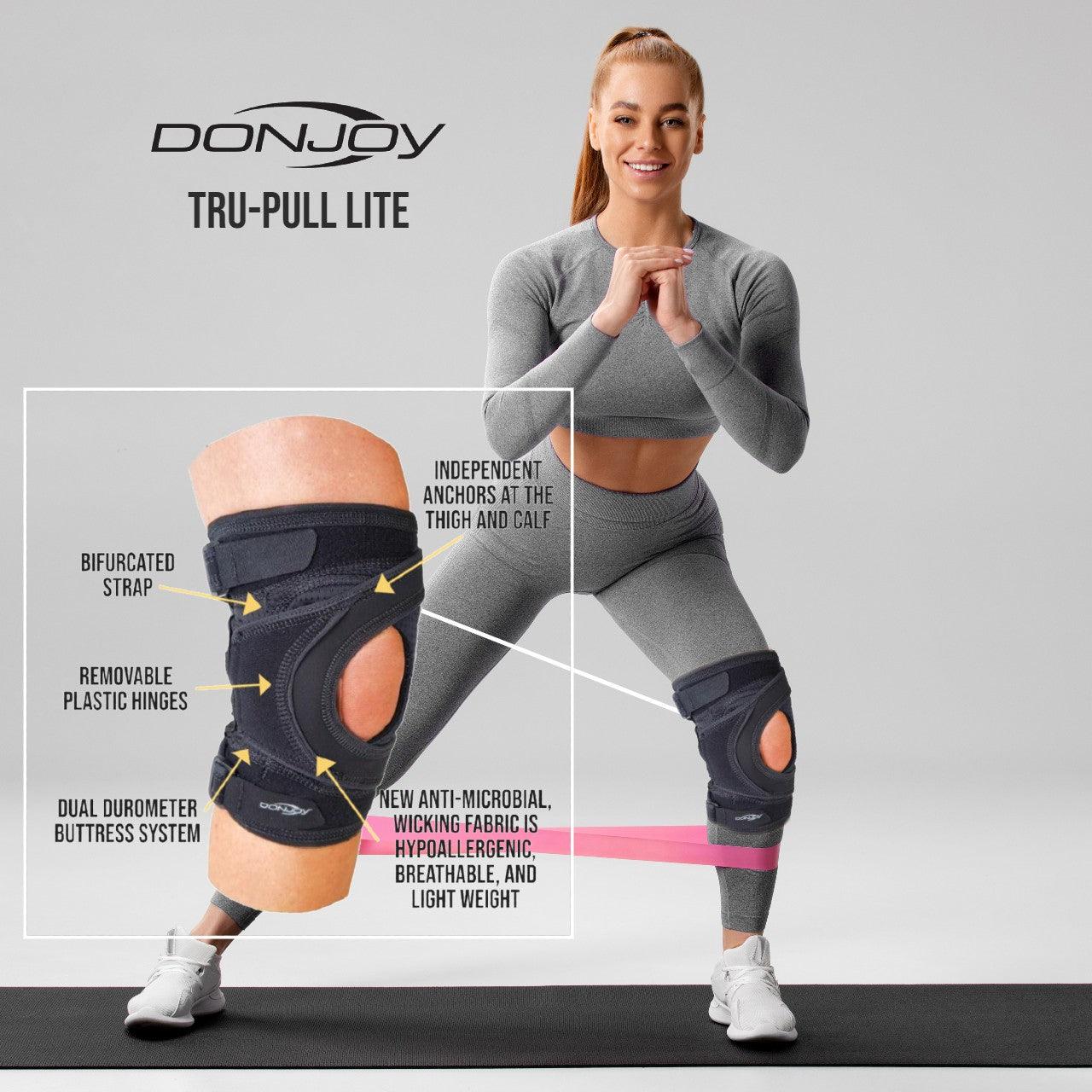 DonJoy® Tru-Pull Lite Knee Brace - 11-0261-1 DonJoy® Tru-Pull Lite Knee Brace - undefined by Supply Physical Therapy Brace, DonJoy, Donjoy Performance, Knee, Knee brace