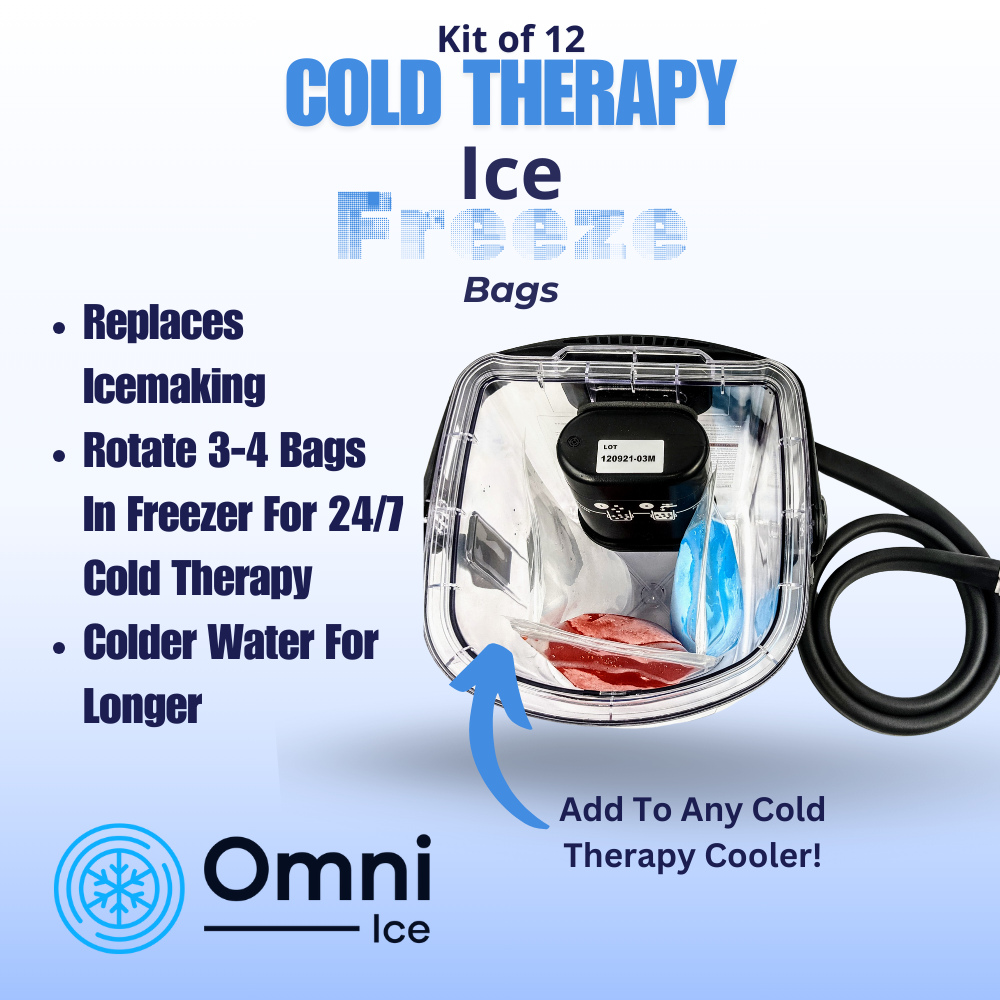 Ice Freeze Bags (Kit of 12) by Omni Ice™ - SPT-ZBGL3 Ice Freeze Bags (Kit of 12) by Omni Ice™ - Default Title by Supply Physical Therapy Accessories, Aircast Accessories, Breg, Breg Accessories, Breg Wave Accessories, Classic3 Accessories, Clear3, Clear3 Accessories, Cub Accessories, Cube, Cube Accessories, DonJoy, Donjoy Accessories, Glacier, Glacier Accessories, ice wraps, Kodiak, Kodiak Accessories, Polar Care Cube, replacement, Wave