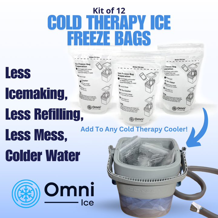 Ice Freeze Bags (Kit of 12) by Omni Ice™ - SPT-ZBGL3 Ice Freeze Bags (Kit of 12) by Omni Ice™ - Default Title by Supply Physical Therapy Accessories, Aircast Accessories, Breg, Breg Accessories, Breg Wave Accessories, Classic3 Accessories, Clear3, Clear3 Accessories, Cub Accessories, Cube, Cube Accessories, DonJoy, Donjoy Accessories, Glacier, Glacier Accessories, ice wraps, Kodiak, Kodiak Accessories, Polar Care Cube, replacement, Wave