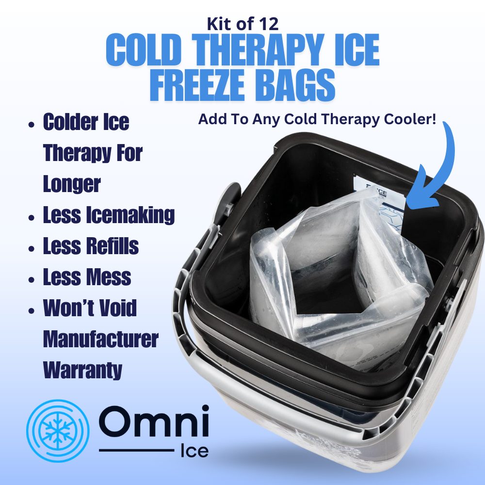 Ice Freeze Bags (Kit of 12) by Omni Ice™ - SPT-ZBGL3 Ice Freeze Bags (Kit of 12) by Omni Ice™ - Default Title by Supply Physical Therapy Accessories, Aircast Accessories, Breg, Breg Accessories, Breg Wave Accessories, Classic3 Accessories, Clear3, Clear3 Accessories, Cub Accessories, Cube, Cube Accessories, DonJoy, Donjoy Accessories, Glacier, Glacier Accessories, ice wraps, Kodiak, Kodiak Accessories, Polar Care Cube, replacement, Wave