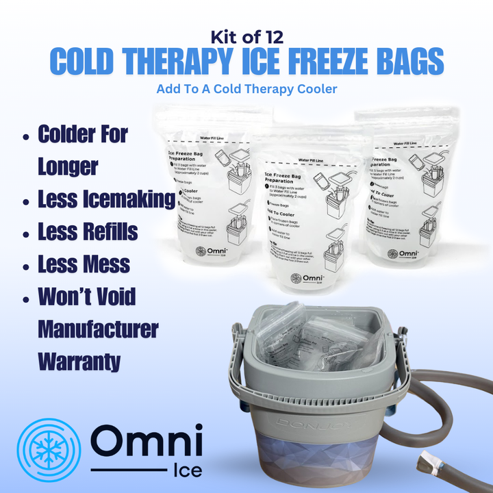Ice Freeze Bags (Kit of 6) by Omni Ice™ - SPT-6ZBGL3 Ice Freeze Bags (Kit of 6) by Omni Ice™ - Default Title by Supply Physical Therapy Accessories, Aircast Accessories, Breg, Breg Accessories, Breg Wave Accessories, Classic3 Accessories, Clear3 Accessories, DonJoy, replacement