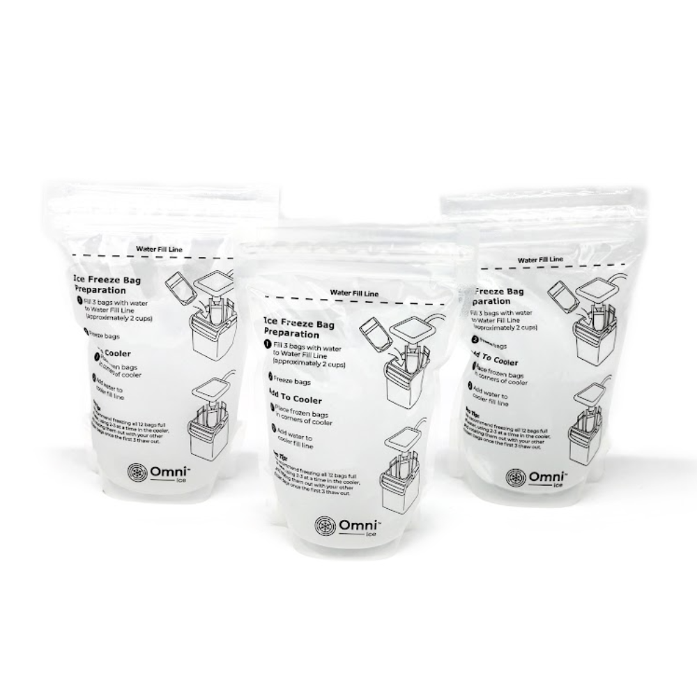 Ice Freeze Bags (Kit of 6) by Omni Ice™ - SPT-6ZBGL3 Ice Freeze Bags (Kit of 6) by Omni Ice™ - Default Title by Supply Physical Therapy Accessories, Aircast Accessories, Breg, Breg Accessories, Breg Wave Accessories, Classic3 Accessories, Clear3 Accessories, DonJoy, replacement