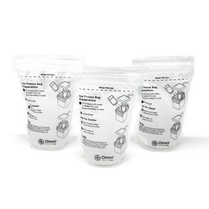 Ice Freeze Bags (Kit of 6) by Omni Ice™ - SPT-6ZBGL3 Ice Freeze Bags (Kit of 6) by Omni Ice™ - Default Title by Supply Physical Therapy Accessories, Aircast Accessories, Breg, Breg Accessories, Breg Wave Accessories, Classic3 Accessories, Clear3 Accessories, DonJoy, replacement
