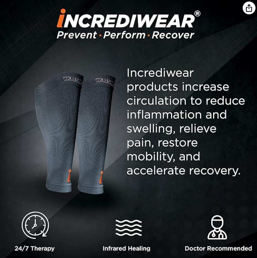 Incrediwear® Calf Sleeve - TS101Bf-1 Incrediwear® Calf Sleeve - S/M by Supply Physical Therapy Calf, Incrediwear, Orthopedic Supplies