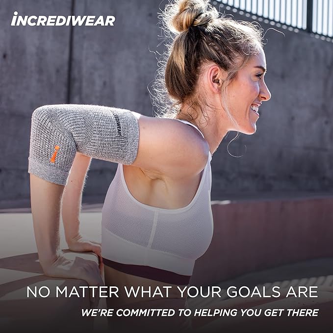 Incrediwear® Elbow Support Sleeve Brace - IW-G701B Incrediwear® Elbow Support Sleeve Brace - Universal by Supply Physical Therapy All Cold Therapy Devices, Bracing And Supports, Elbow, Elbow Brace, Incrediwear, Tennis Elbow, Wrist/Arm Bracing