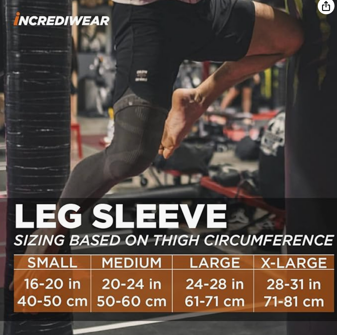 Incrediwear® Leg Sleeve - IW-LS902 Incrediwear® Leg Sleeve - Small by Supply Physical Therapy All Cold Therapy Devices, Incrediwear, Orthopedic Supplies