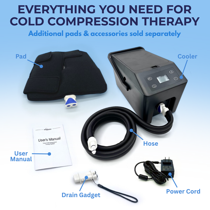 Omni Ice™ Pulse Compression Cold Therapy Cooler & Pad - OI-0002 Omni Ice™ Pulse Compression Cold Therapy Cooler & Pad - Omni Ice™ Pulse Compression Cooler Only (No Pad) by Supply Physical Therapy Breg Polar Care Wave, Cold Compression, Cold Therapy Units, ColdCompression, Cooler, Kineticold, Omni Ice, Wave