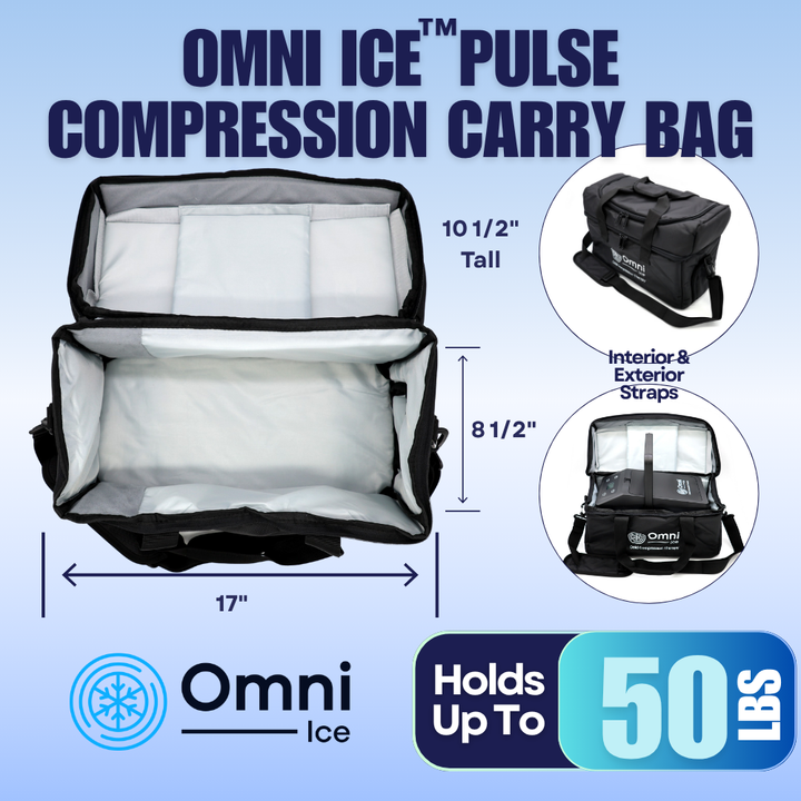 Omni Ice™ Pulse Compression Cold Therapy Pads & Accessories - OI-1003 Omni Ice™ Pulse Compression Cold Therapy Pads & Accessories - Omni Ice™ Knee Pad by Supply Physical Therapy Accessories,ColdCompression,Kineticold
