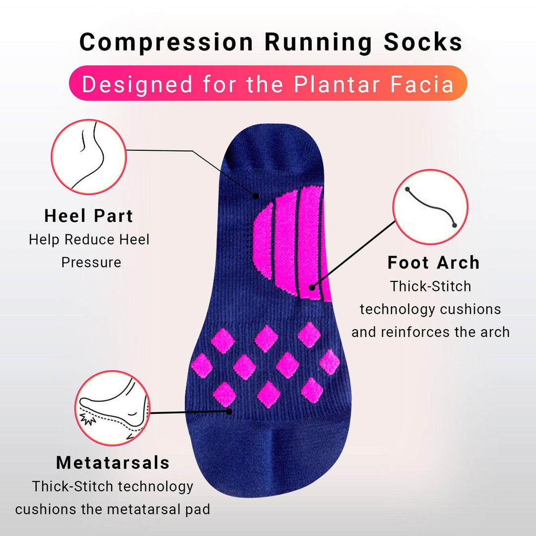 Premium Plantar Fasciitis Compressions Socks with Advanced Arch Support (1 Pair) - SPFSMB Premium Plantar Fasciitis Compressions Socks with Advanced Arch Support (1 Pair) - undefined by Supply Physical Therapy Compression socks, Physical Therapy