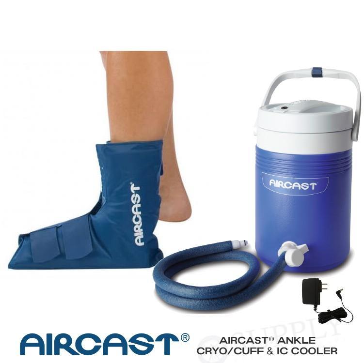 Aircast® Ankle Cryo Cuff & IC Cooler - 51A-10A01 Aircast® Ankle Cryo Cuff & IC Cooler - undefined by Supply Physical Therapy Aircast, CryoCuffMain, Foot and Ankle