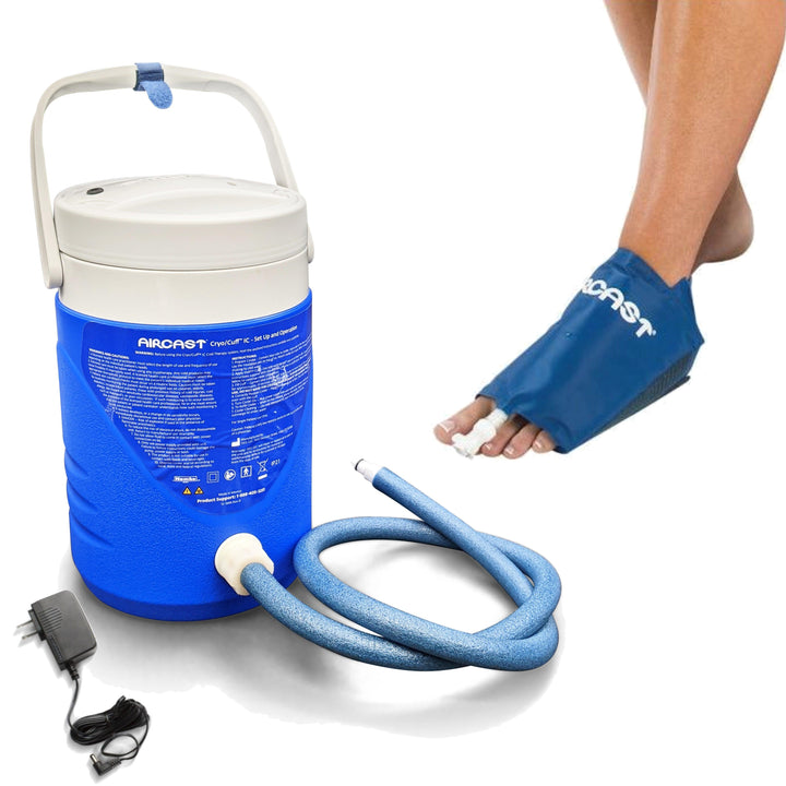 Aircast® Foot Cryo Cuff & IC Cooler - 51A-10C01 Aircast® Foot Cryo Cuff & IC Cooler - undefined by Supply Physical Therapy Aircast, CryoCuffMain, Foot and Ankle