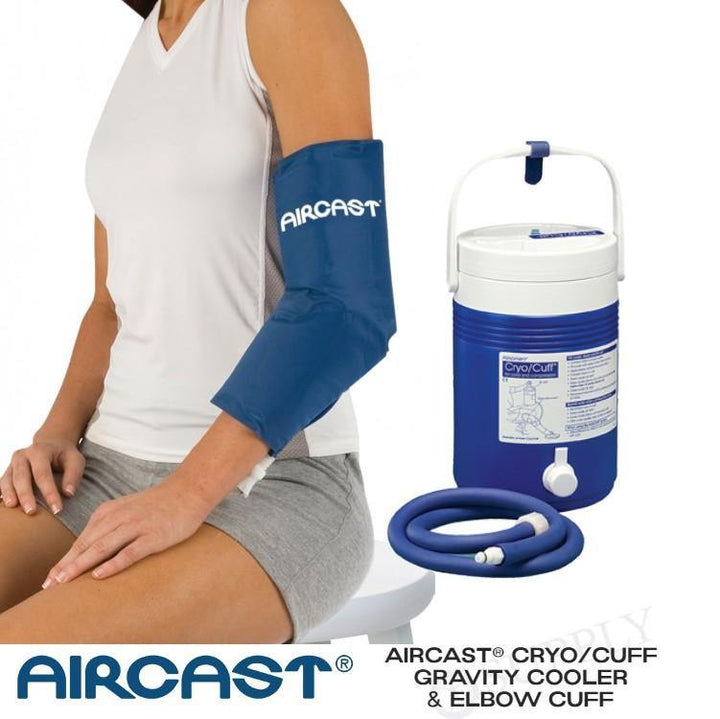 Aircast® Gravity Cooler System + Cryo Cuffs - 2125-14A01 Aircast® Gravity Cooler System + Cryo Cuffs - undefined by Supply Physical Therapy Aircast, Best Seller, Cold Therapy Units, Gravity