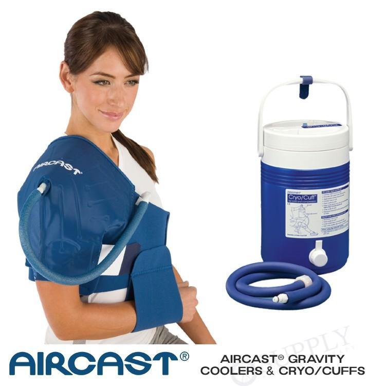 Aircast® Gravity Cooler System + Cryo Cuffs - 2125-14A01 Aircast® Gravity Cooler System + Cryo Cuffs - undefined by Supply Physical Therapy Aircast, Best Seller, Cold Therapy Units, Gravity