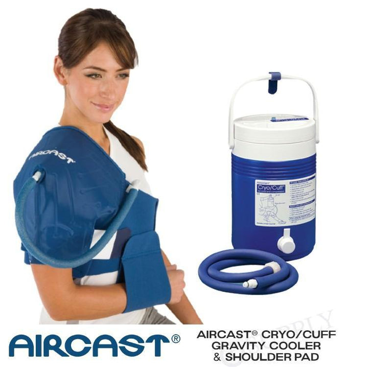 Aircast® Gravity Cooler System + Cryo Cuffs - 2125-14A01 Aircast® Gravity Cooler System + Cryo Cuffs - undefined by Supply Physical Therapy Aircast, Best Seller, Cold Therapy Units, Gravity