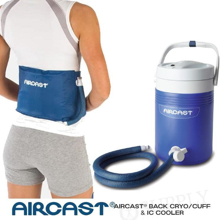 Aircast® Hip Cryo Cuff & IC Cooler - 51A-14A01 Aircast® Hip Cryo Cuff & IC Cooler - Cryo Cuff IC & One (1) Back/Hip/Rib Pad by Supply Physical Therapy Aircast, CryoCuffMain, Hip and Knee