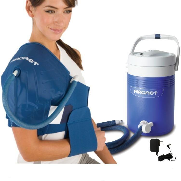 Aircast® Shoulder Cryo Cuff & IC Cooler - 51A-12A01 Aircast® Shoulder Cryo Cuff & IC Cooler - Aircast® Cryo/Cuff IC Cooler & One (1) Shoulder Pad by Supply Physical Therapy Aircast, Cold Therapy Units, Shoulder