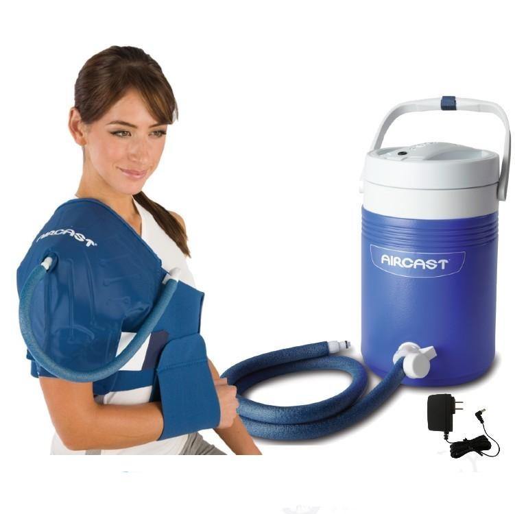 Aircast® Shoulder Cryo Cuff & IC Cooler - 12B01 Aircast® Shoulder Cryo Cuff & IC Cooler - undefined by Supply Physical Therapy Aircast, Cold Therapy Units, Shoulder