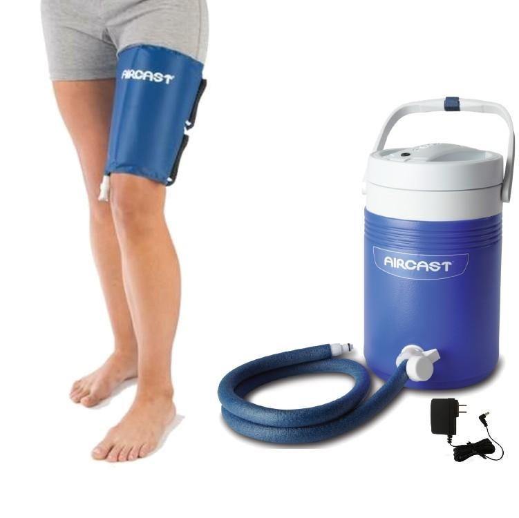 Aircast® Thigh Cryo Cuff & IC Cooler - 51A-13A01 Aircast® Thigh Cryo Cuff & IC Cooler - Cryo Cuff IC & One (1) Large Thigh Cuff by Supply Physical Therapy Aircast, Cold Therapy Units, CryoCuffMain, Thigh