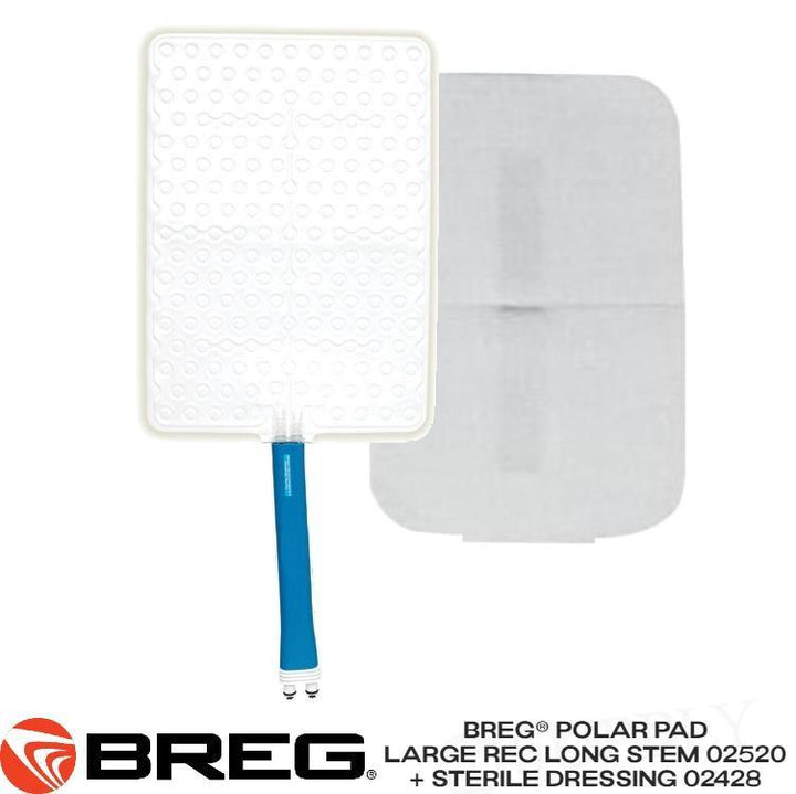 Breg® Polar Care Cube & Glacier Large Rectangle Polar Pads + Sterile Dressing - 02420 Breg® Polar Care Cube & Glacier Large Rectangle Polar Pads + Sterile Dressing - Large Rectangle / No by Supply Physical Therapy Accessories, Breg, Breg Accessories, Cube, Glacier, Polar Care Cube, Replacement, Sterile, Sterile Dressing, Wraps, Wraps/Pads