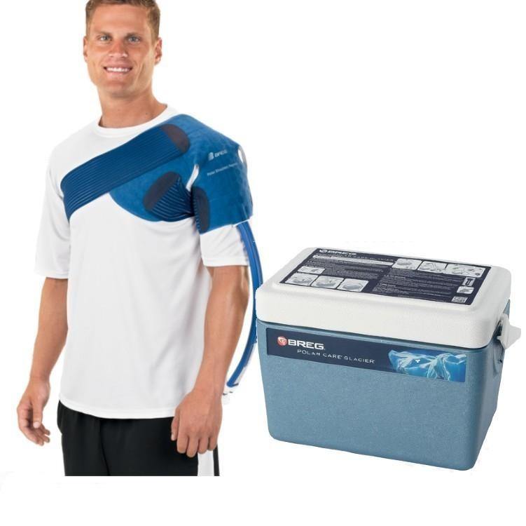 Breg® Polar Care Glacier System w/ Wrap-On Pads - 10901-04790 Breg® Polar Care Glacier System w/ Wrap-On Pads - Glacier / Multi-Use XL by Supply Physical Therapy Breg, Cold Therapy Units, Glacier
