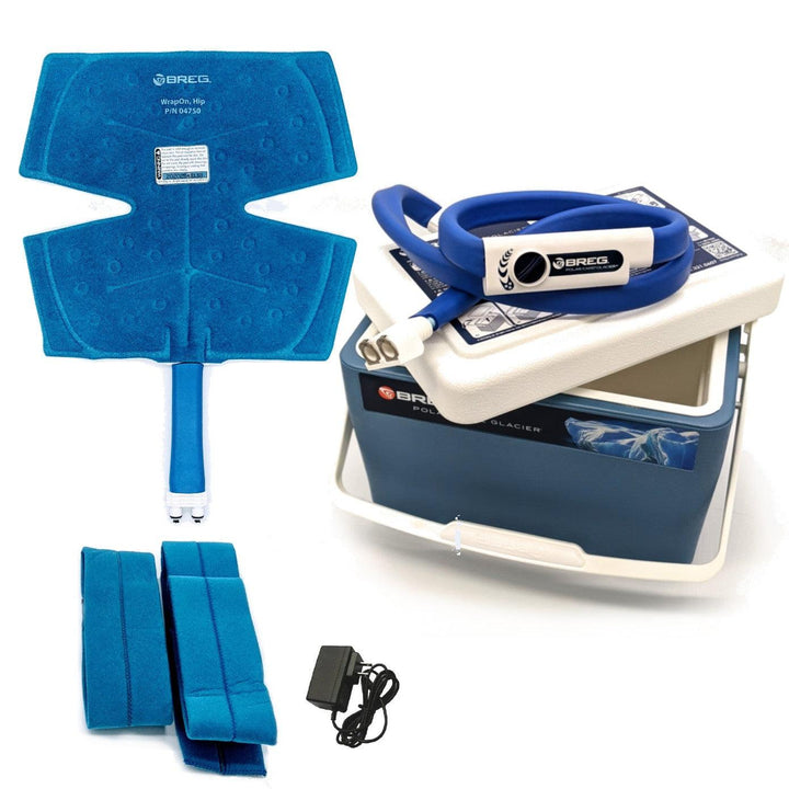 Breg® Polar Care Glacier System w/ Wrap-On Pads - 10901-04790 Breg® Polar Care Glacier System w/ Wrap-On Pads - Glacier / Multi-Use XL by Supply Physical Therapy Breg, Cold Therapy Units, Glacier